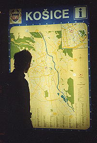 Lighted city map