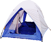 Tent with fly