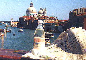 Enjoying the view with the IHT in Venice